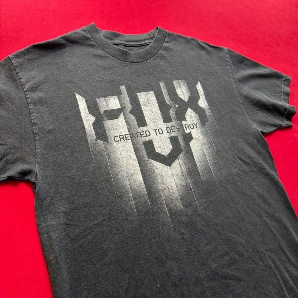 Fox Racing Mens Created To Destroy Graphic T-Shirt Black Large‎ Motocross Tee